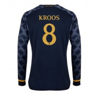 Real Madrid Toni Kroos #8 Vonkajší futbalový dres 2023-24 Dlhy Rukáv